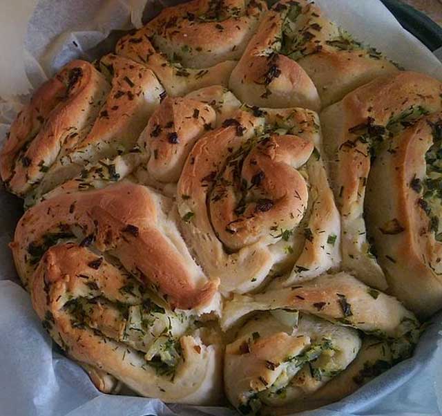 Kräuterfaltenbrot Rezept