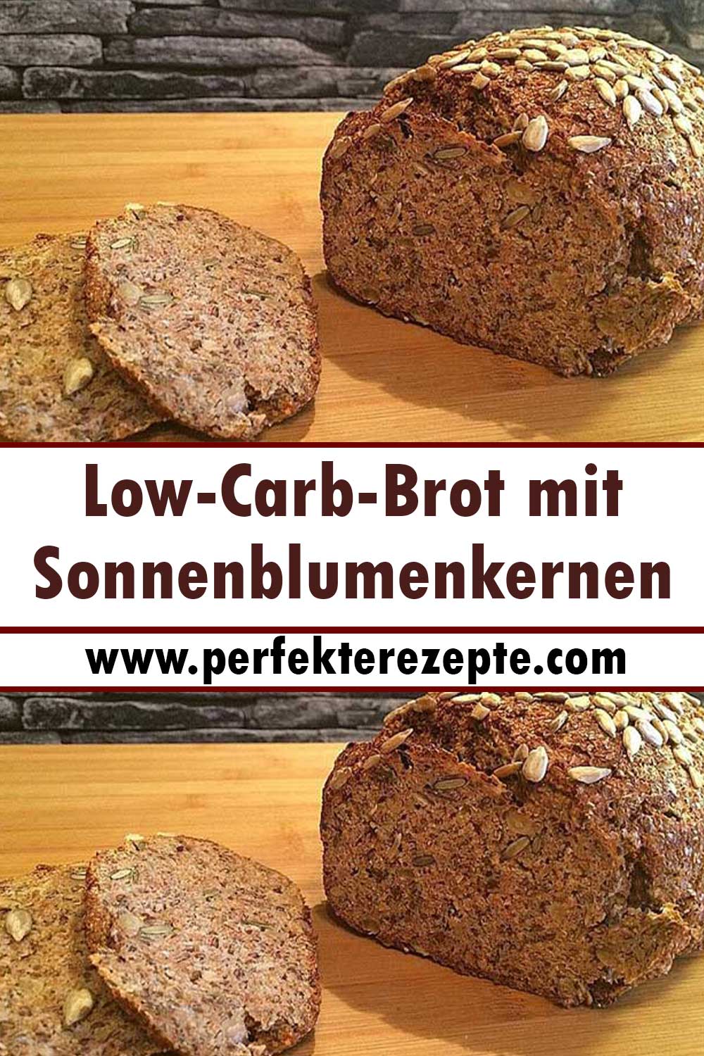 Low-Carb-Brot mit Sonnenblumenkernen Rezept