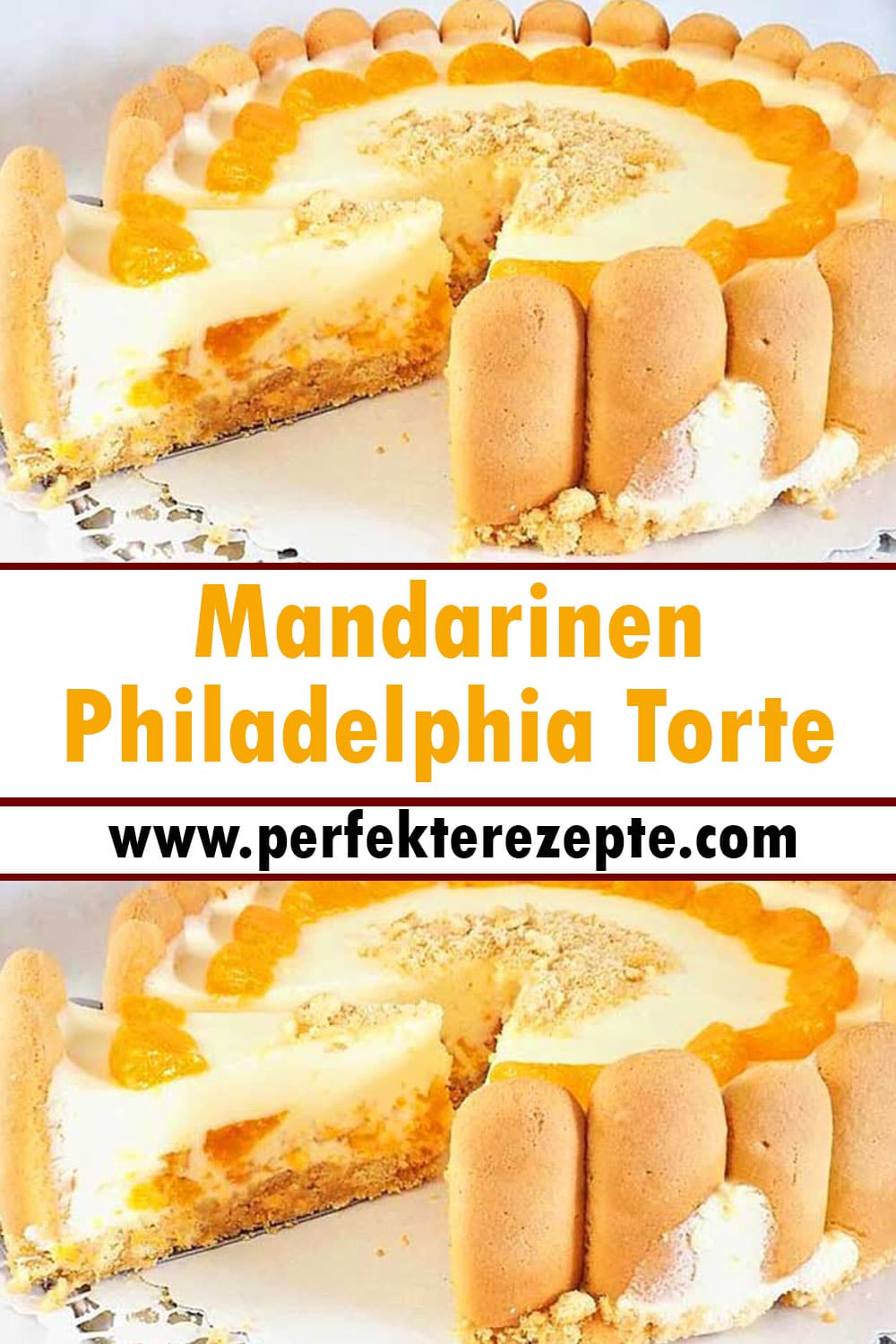 Mandarinen Philadelphia Torte ohne backen Rezept