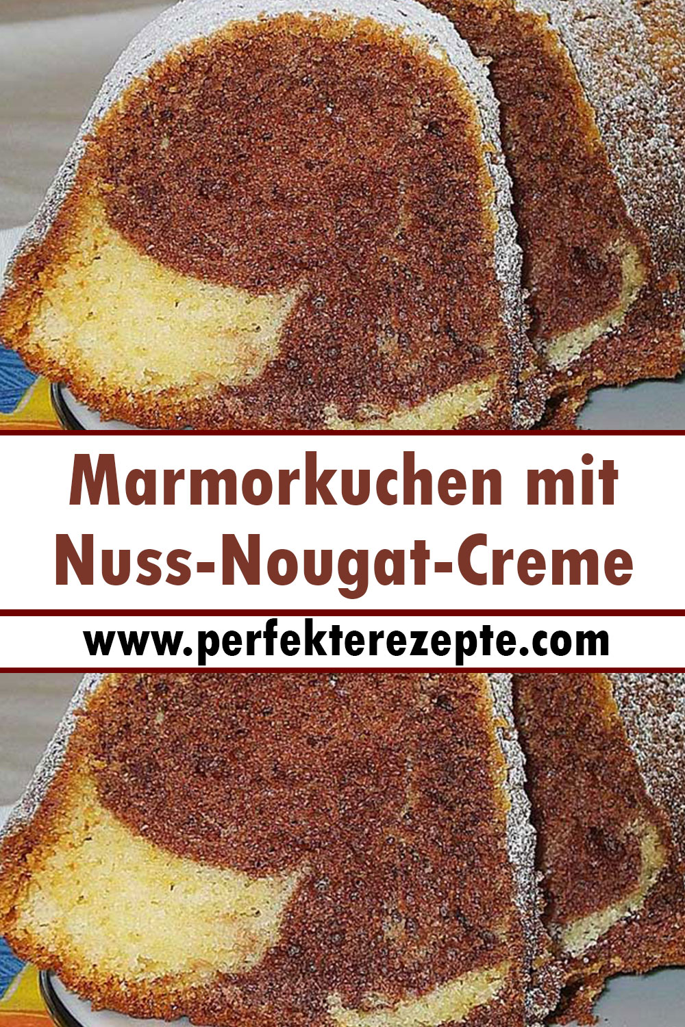 Marmorkuchen mit Nuss-Nougat-Creme Rezept