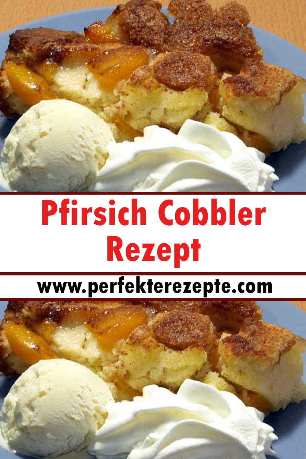 Pfirsich Cobbler Rezept