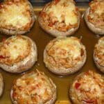 Pilz gefüllt mit Rindfleisch Frischkäse Rezept