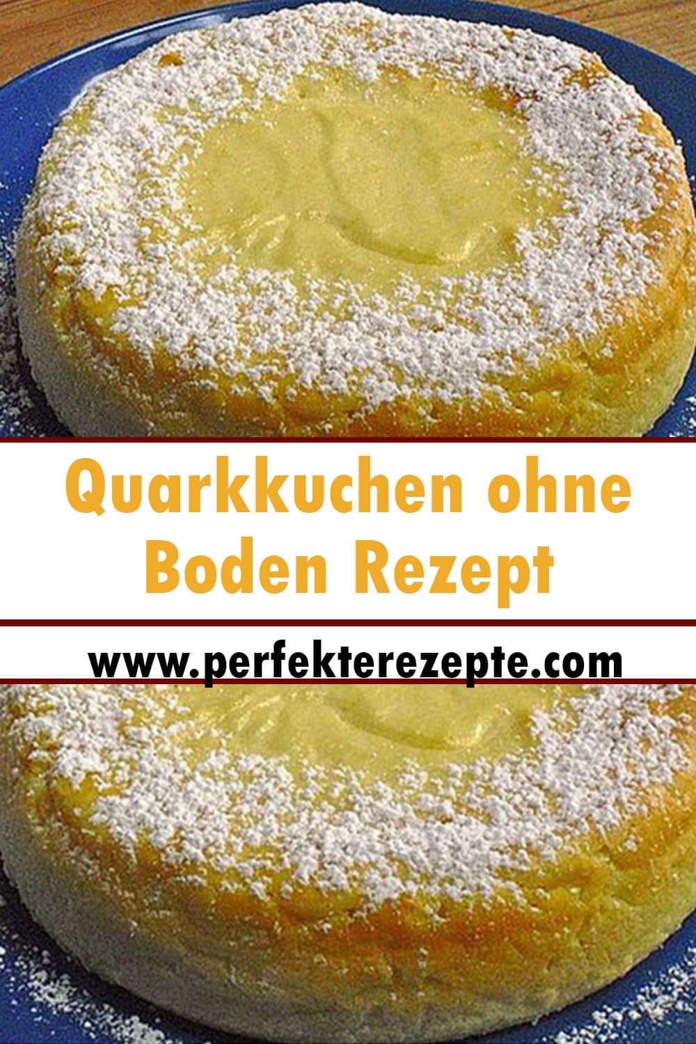 Quarkkuchen ohne Boden Rezept