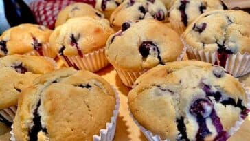 Saftige Blaubeermuffins Rezept