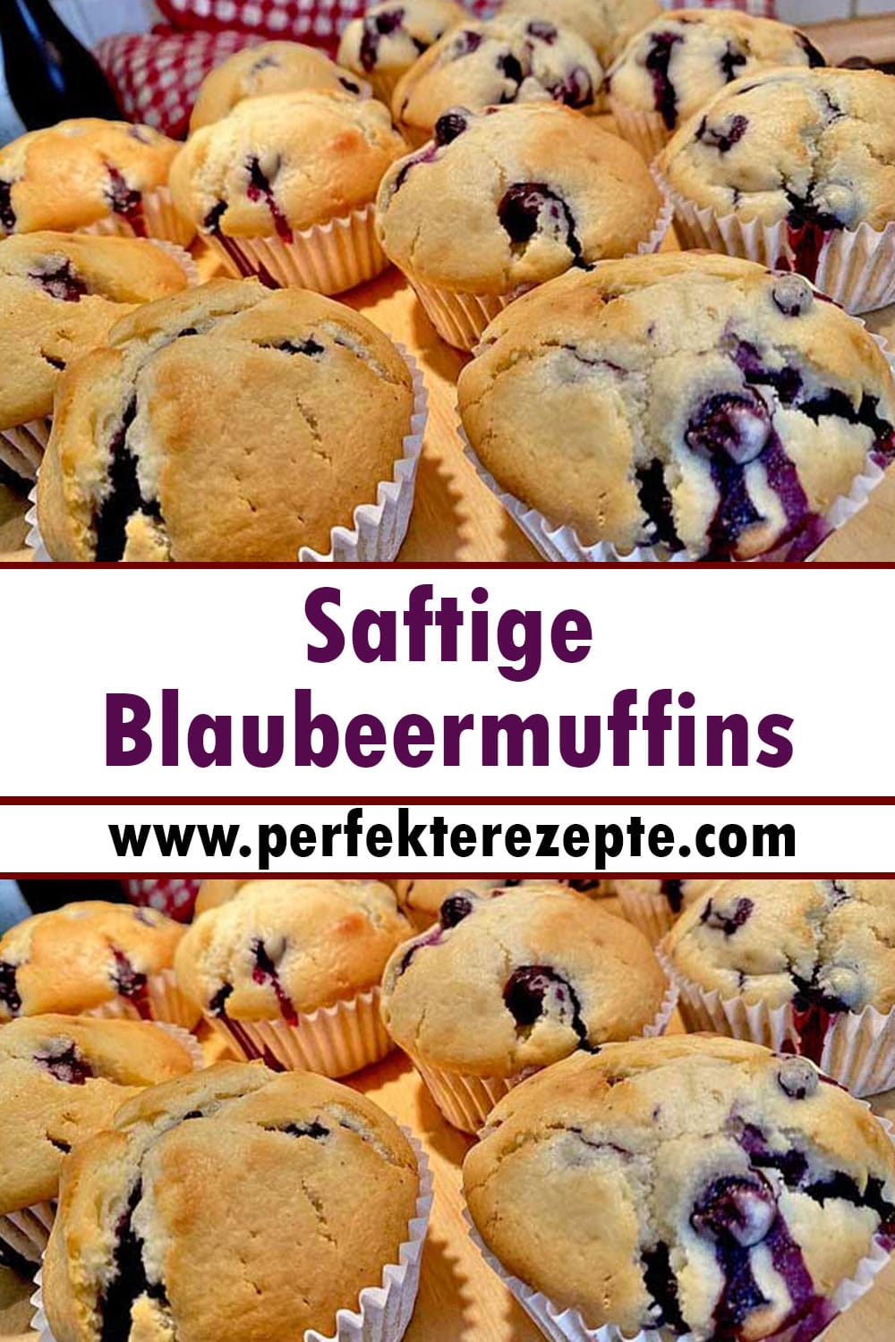 Saftige Blaubeermuffins Rezept