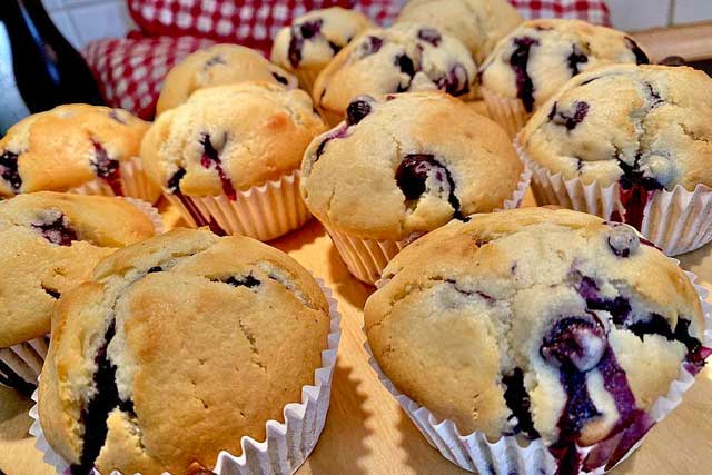 Saftige Blaubeermuffins Rezept