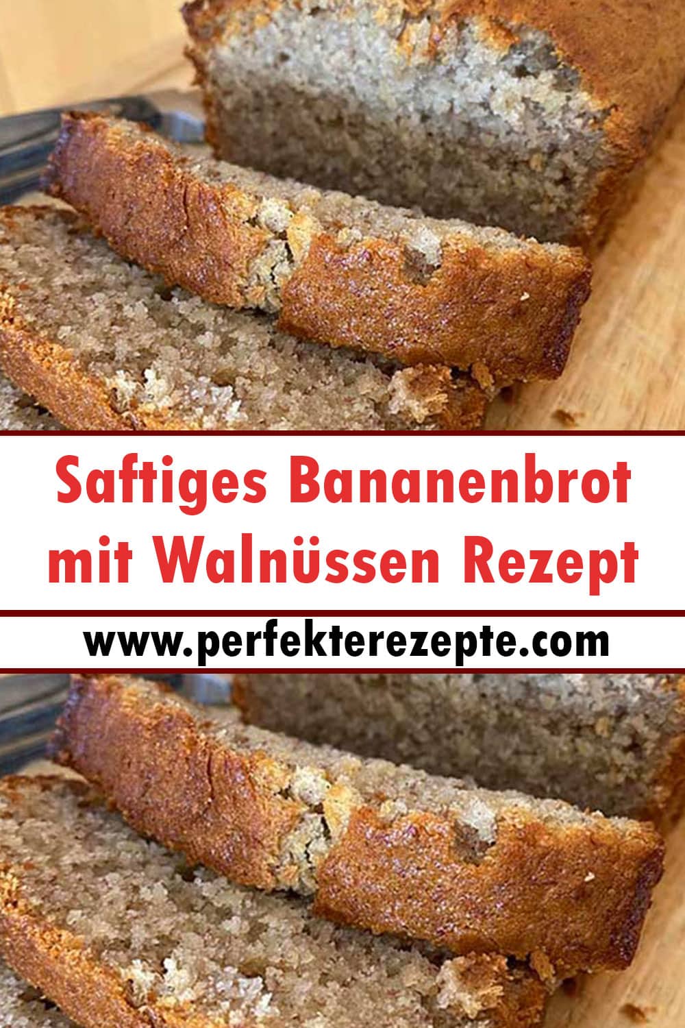 Saftiges Bananenbrot mit Walnüssen Rezept