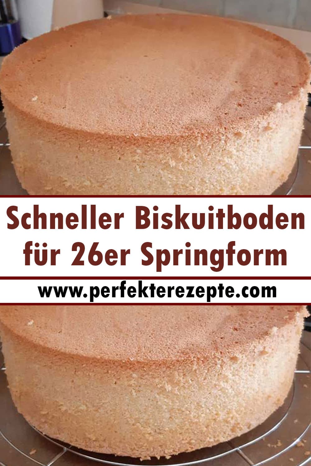 Schneller Biskuitboden für 26er Springform Rezept