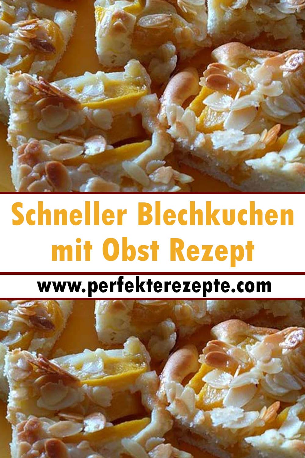 Schneller Blechkuchen mit Obst Rezept