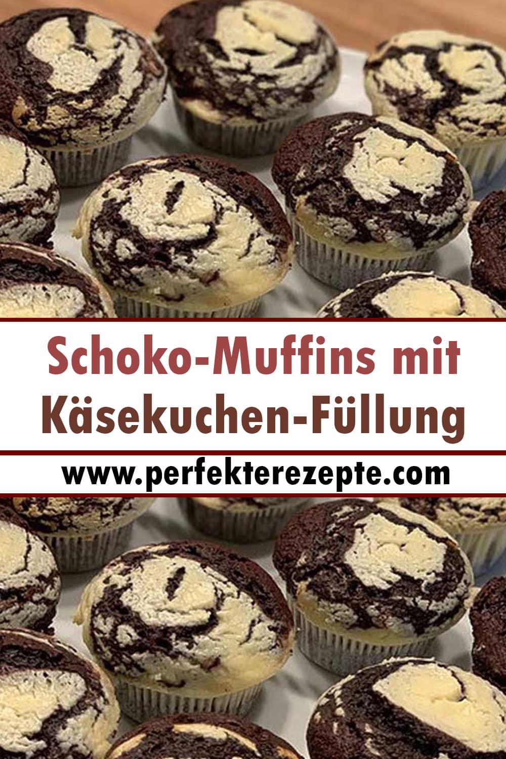 Schoko-Muffins mit Käsekuchen-Füllung Rezept