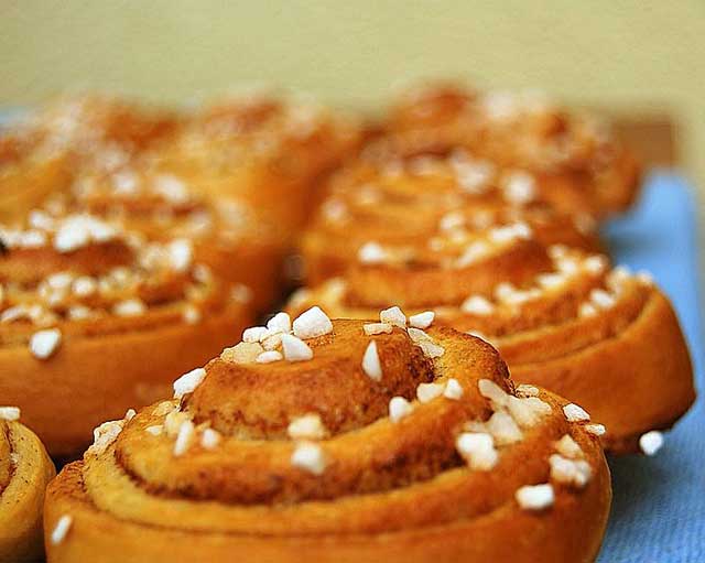 Schwedische Kanelbullar Zimtschnecken Rezept