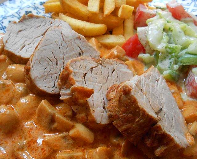 Schweinefilet in Pilzsoße Rezept