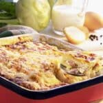 Spargelauflauf mit Kartoffeln und Kochschinken Rezept