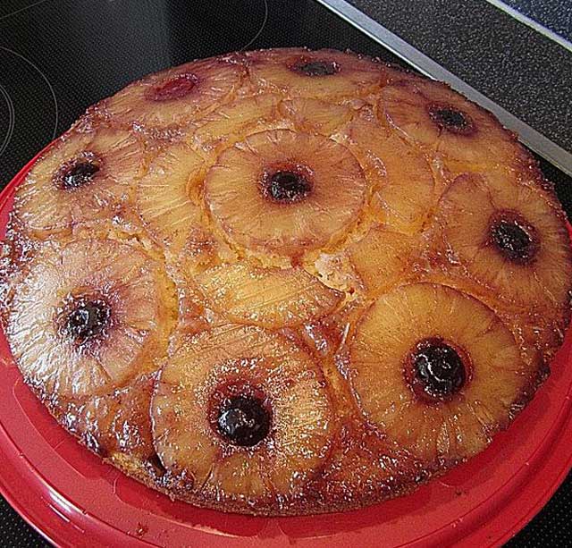 Umgestürzter Ananaskuchen Rezept