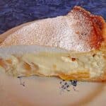 Vanille Käsekuchen mit Pfirsichen Rezept