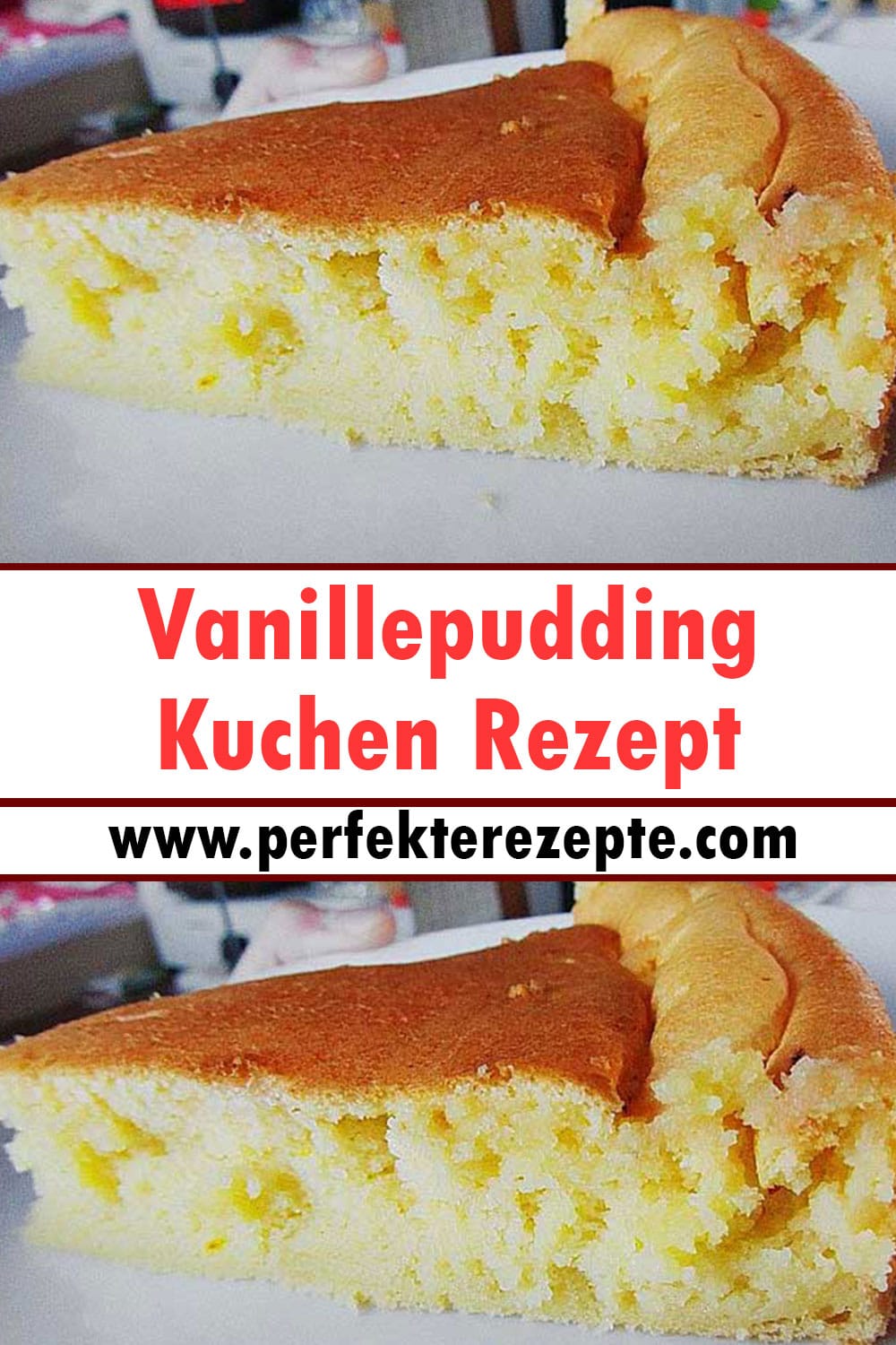 Vanillepudding-Kuchen Rezept