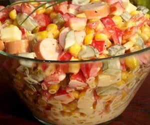 Wurst Salat Mit Paprika Und Mais Rezept