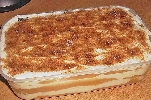 Apfel Zimt Tiramisu Rezept (ein entfetteter Apfeltraum)