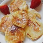 Apfelküchle mit Vanilleeis nach Omas Rezept