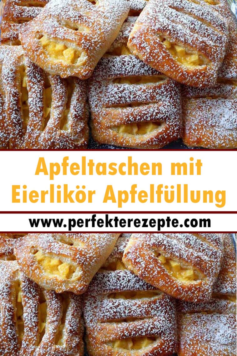 Apfeltaschen mit Eierlikör Apfelfüllung Rezept - Schnelle und Einfache ...