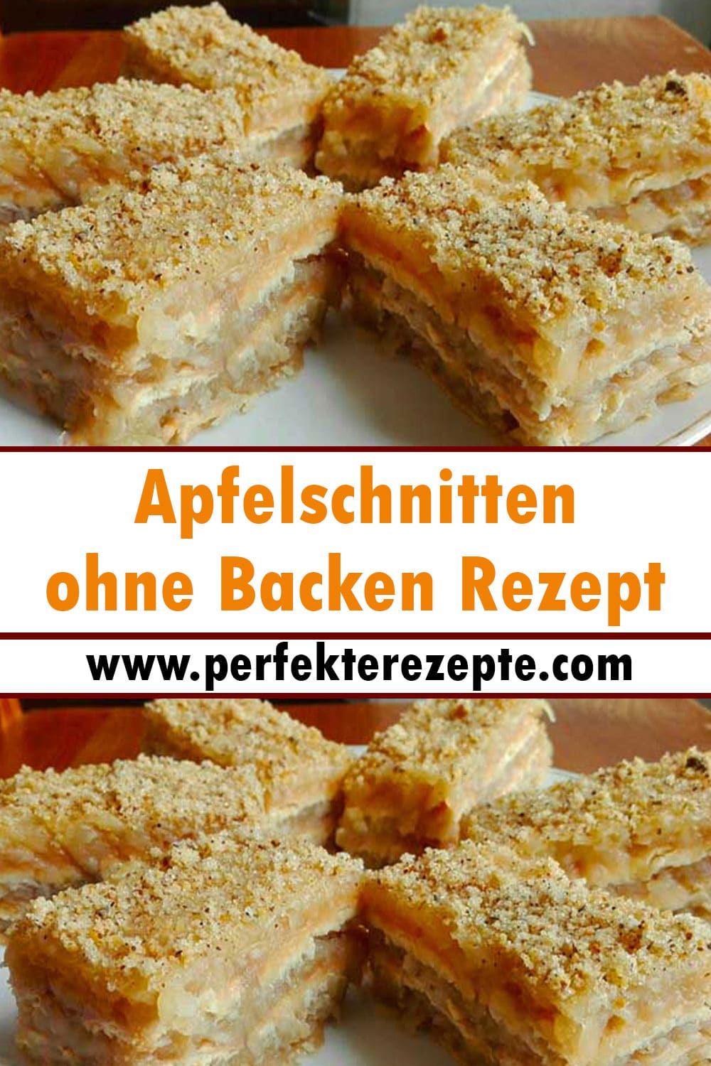 Ausgezeichnete Apfelschnitten ohne Backen Rezept