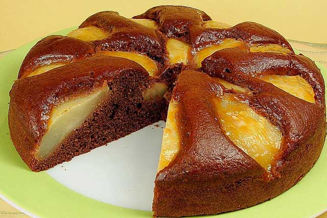 Birnen-Schokolade-Kuchen Rezept