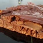 Birnenkuchen mit Schokoladenteig vom Blech Rezept