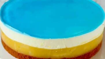 Blue Hawaii Torte: Swimmingpool-Torte Rezept