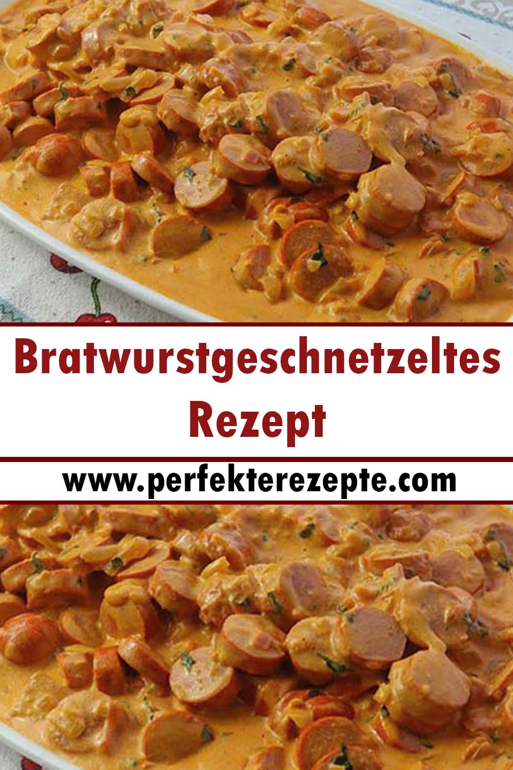 Bratwurstgeschnetzeltes Rezept