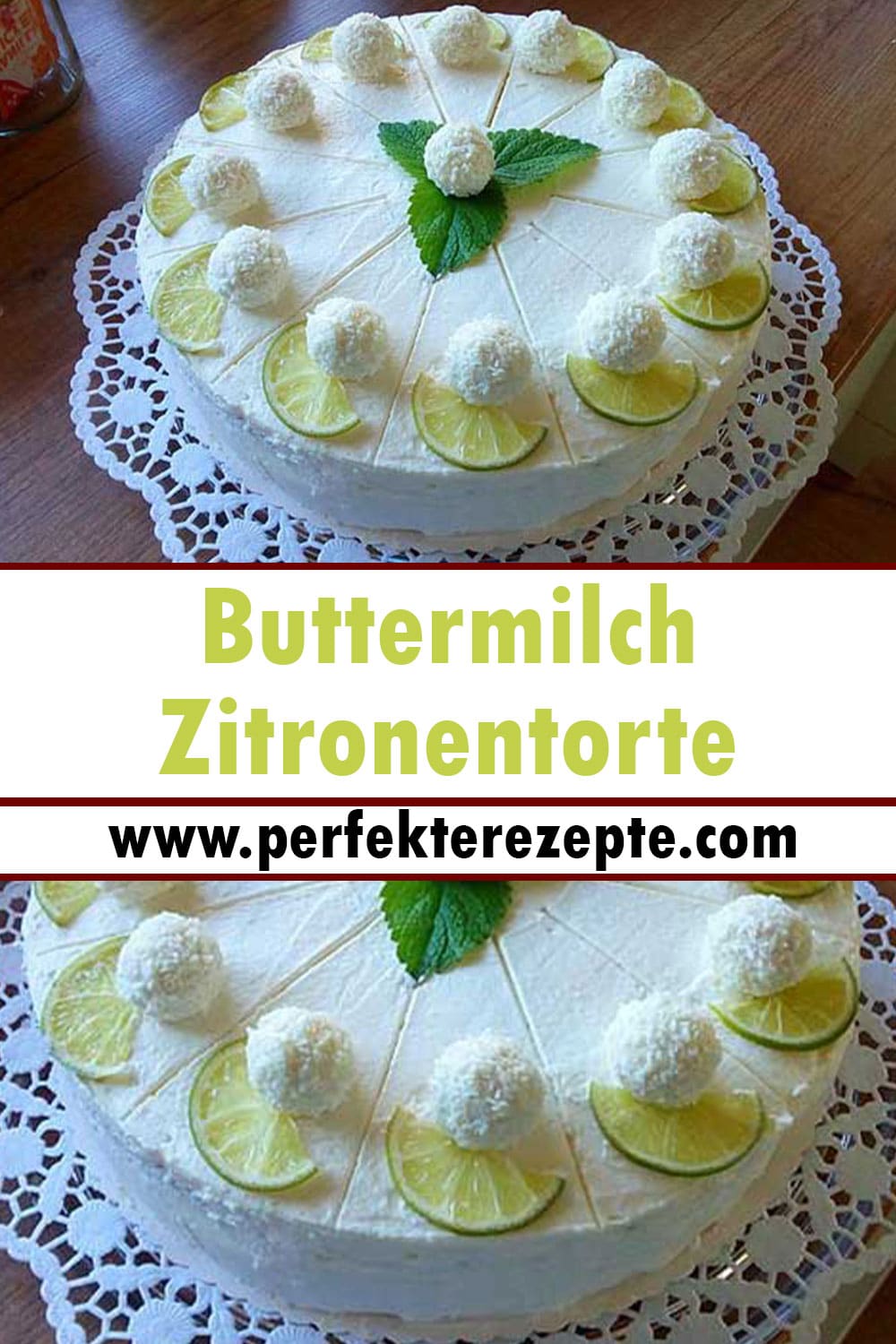 Buttermilch-Zitronentorte Rezept