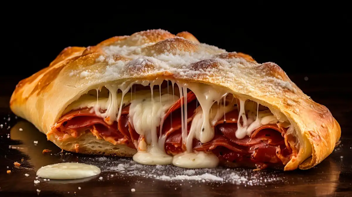 Calzone mit Blätterteig Rezept