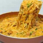 Champignons Spaghetti aus der Pfanne Rezept