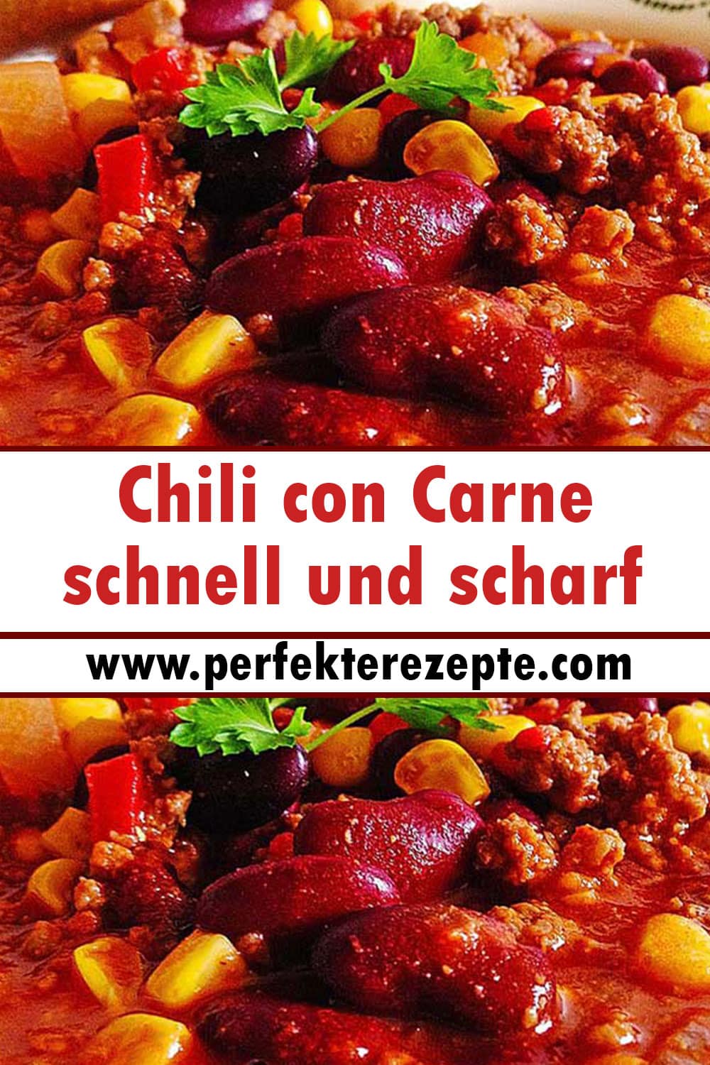 Chili con Carne schnell und scharf Rezept