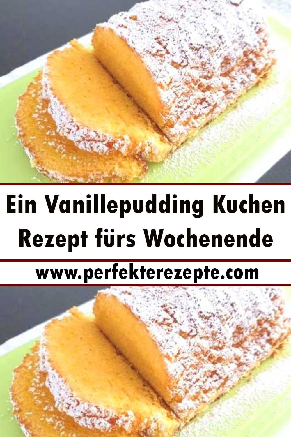 Ein Vanillepudding Kuchen Rezept fürs Wochenende