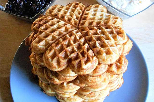 Einfache Waffeln ohne Butter Rezept - Schnelle und Einfache Rezepte