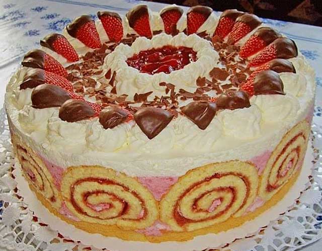 Erdbeer Schmand Torte Rezept