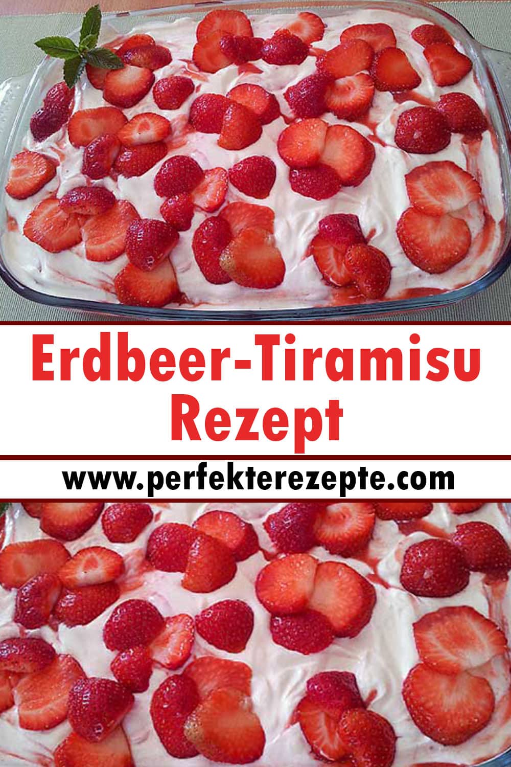 Erdbeer-Tiramisu Rezept