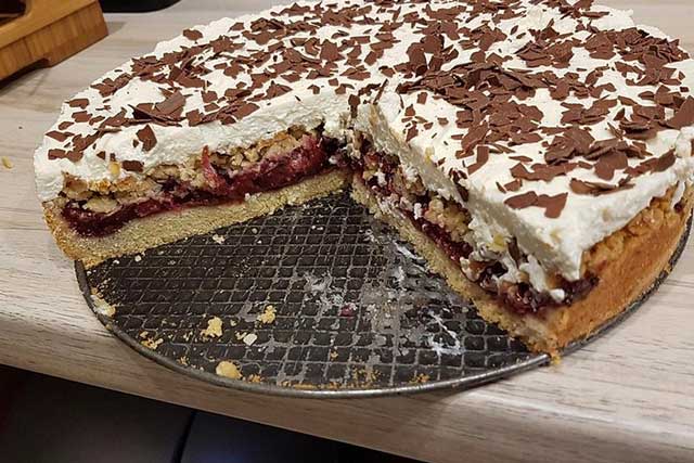 Feuerwehrkuchen, Kirschkuchen Rezept