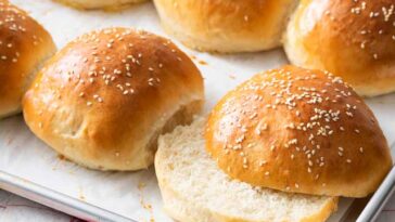 Fluffige Hamburgerbrötchen selber machen Rezept