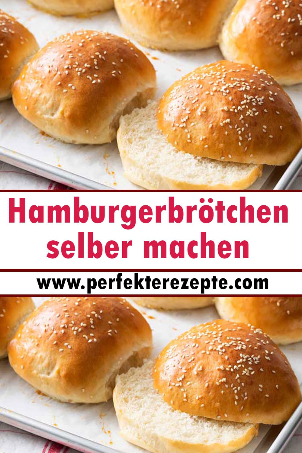 Fluffige Hamburgerbrötchen selber machen Rezept