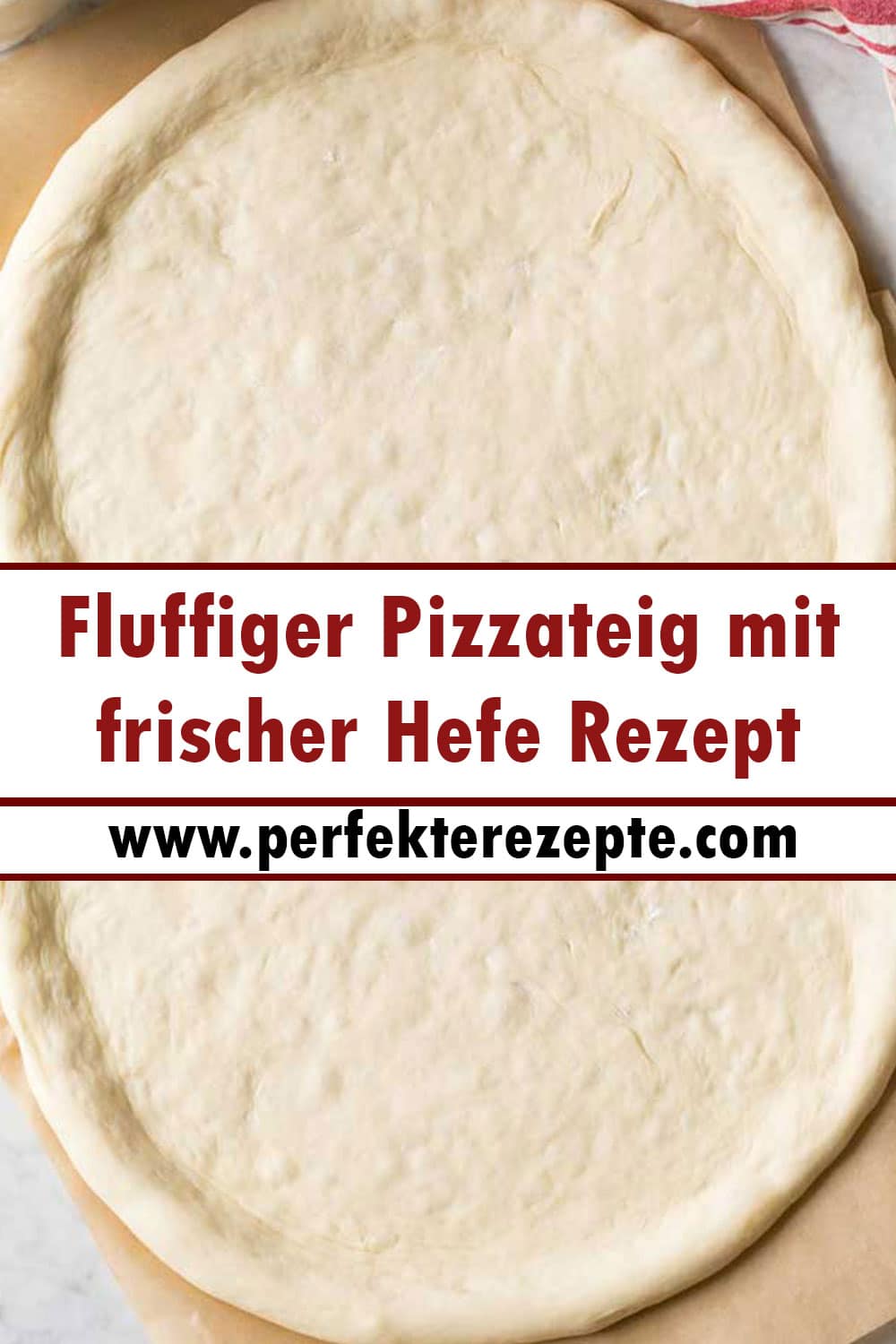 Fluffiger Pizzateig mit frischer Hefe Rezept