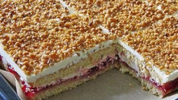 Frankfurter Kranz Schnitten vom Blech Rezept