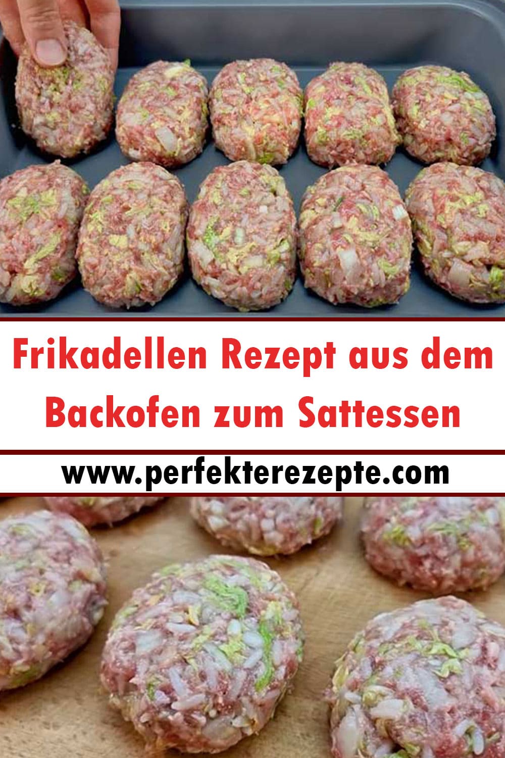 Frikadellen Rezept aus dem Backofen zum Sattessen