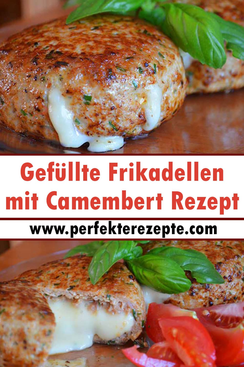 Gefüllte Frikadellen mit Camembert Rezept