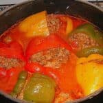 Gefüllte Paprika ungarisch beeinflusst Rezept
