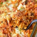 Gyros-Nudelauflauf in Metaxasoße Rezept