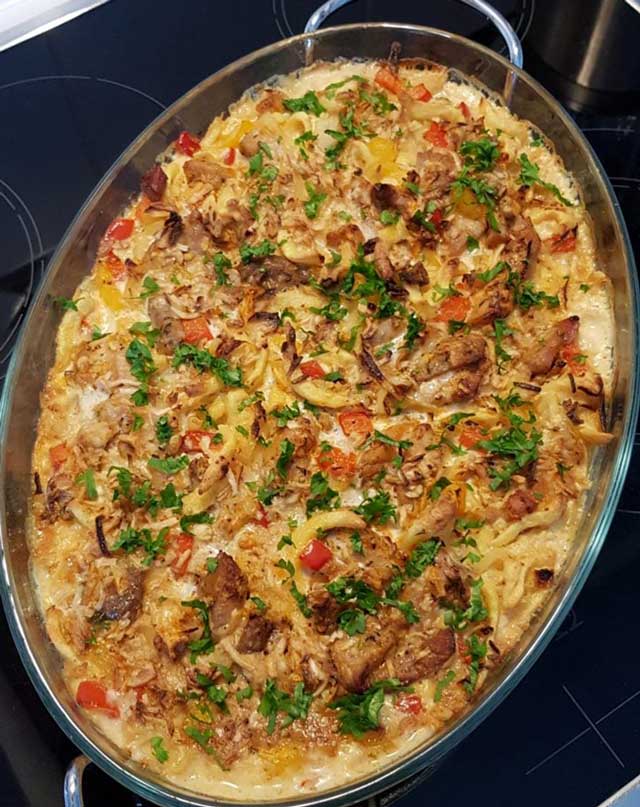 Gyros-Spätzle Auflauf Rezept