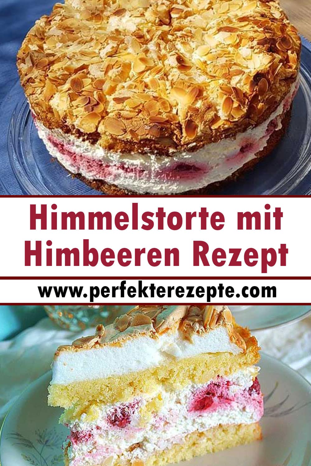 Himmelstorte mit Himbeeren Rezept