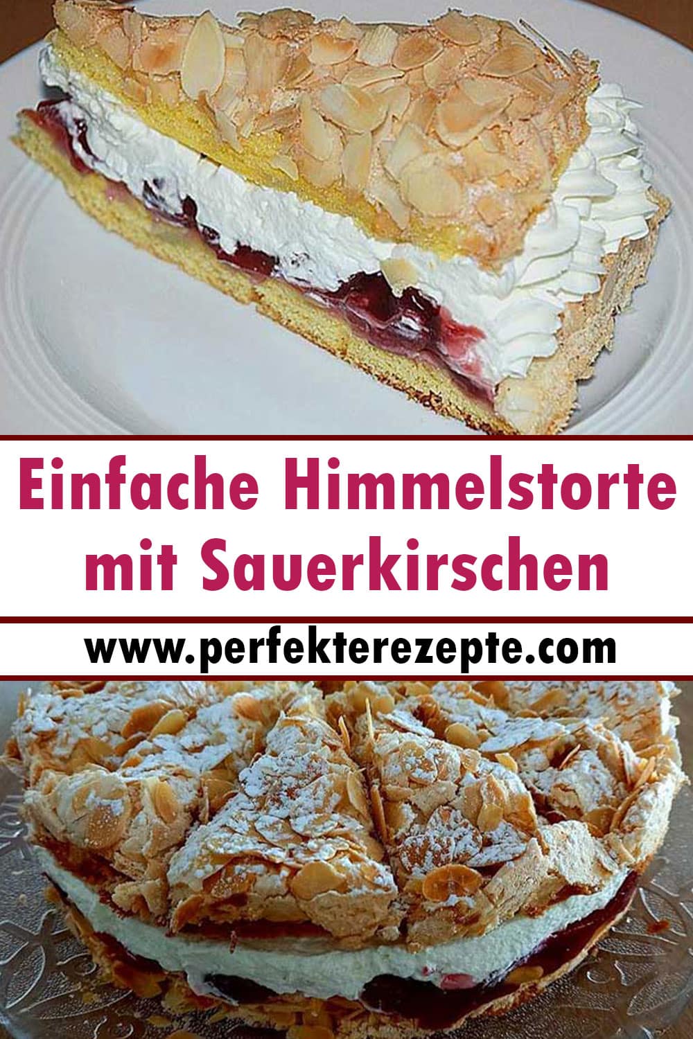 Himmlisch Einfache Himmelstorte mit Sauerkirschen Rezept