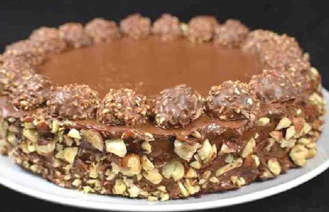 in 20 minuten fertig und ohne backen, Ferrero Rocher Torte Rezept